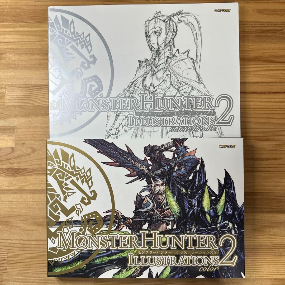 Monster Hunter Illustrations 2 Art Book Set Japan #R579 | eBay