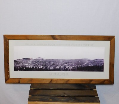 CRIPPLE CREEK CENTENNIAL 1992 Colorado Panorama #1007 Limited 30x13 Framed Print