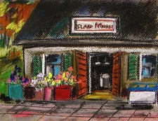 ORIGINAL LANDSCAPE  Pastel Painting JMW art John Williams Expressionism 