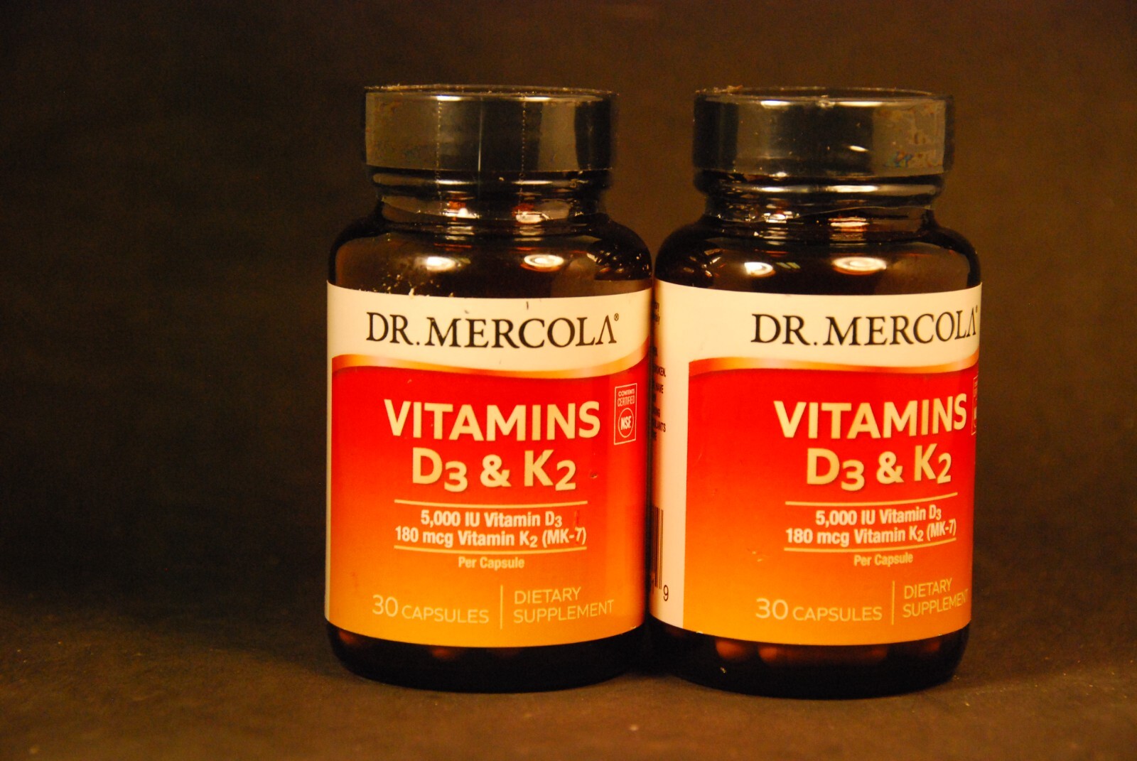Dr. Mercola Vitamins D3 & K2 30x2= 60 Capsules eBay