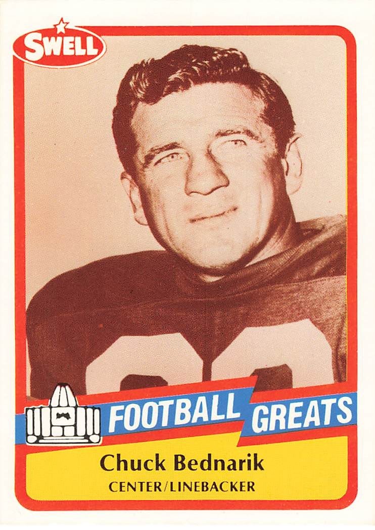 CHUCK BEDNARIK 1989 SWELL FOOTBALL #71