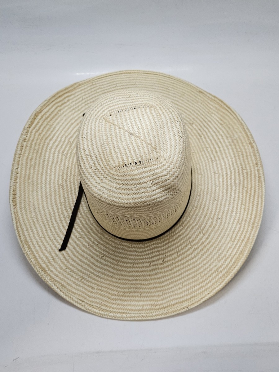 Neuf avec étiquette Rodeo King 25x chapeau de cowboy paille jute 6 3/4
