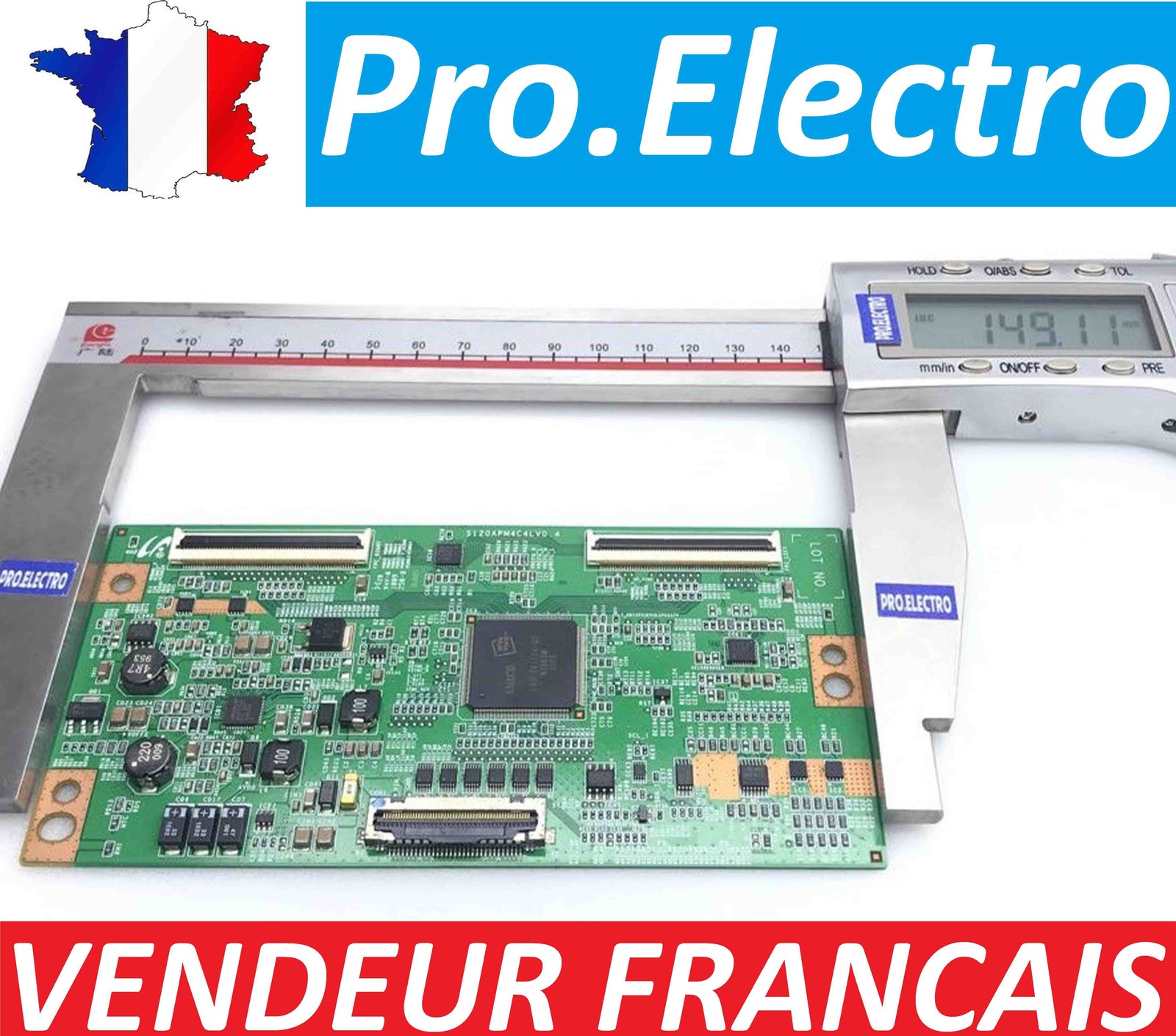 T-CON TV SAMSUNG S120APM4C4LV0.4 contrôleur écran LCD LJ94-03345E