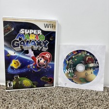 Nintendo Wii - Super Mario Galaxy 1 and 2 Bundle   Game Lot Tested