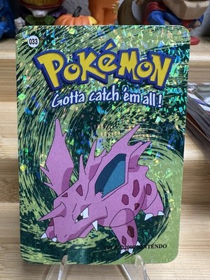 Nidorino #33 Vintage Vending Machine Prism Sticker 2000 Pokemon