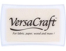 FullSize VersaCraft Fabric Home Decor Crafting Pigment Inkpad White Seal