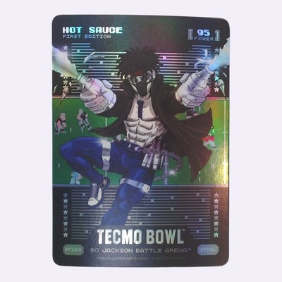Bo Jackson Battle Arena Tecmo Bowl Hot Sauce BF283 Sauce Gardner BF283 Steel