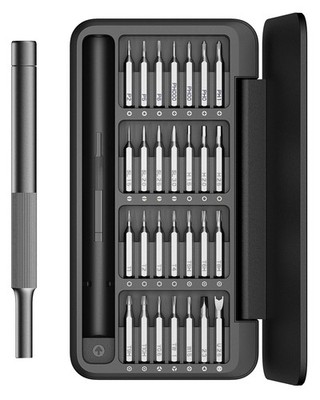 HOTO 28 in 1 Precision Screwdriver Set, Manual Small Precision, Black Gray
