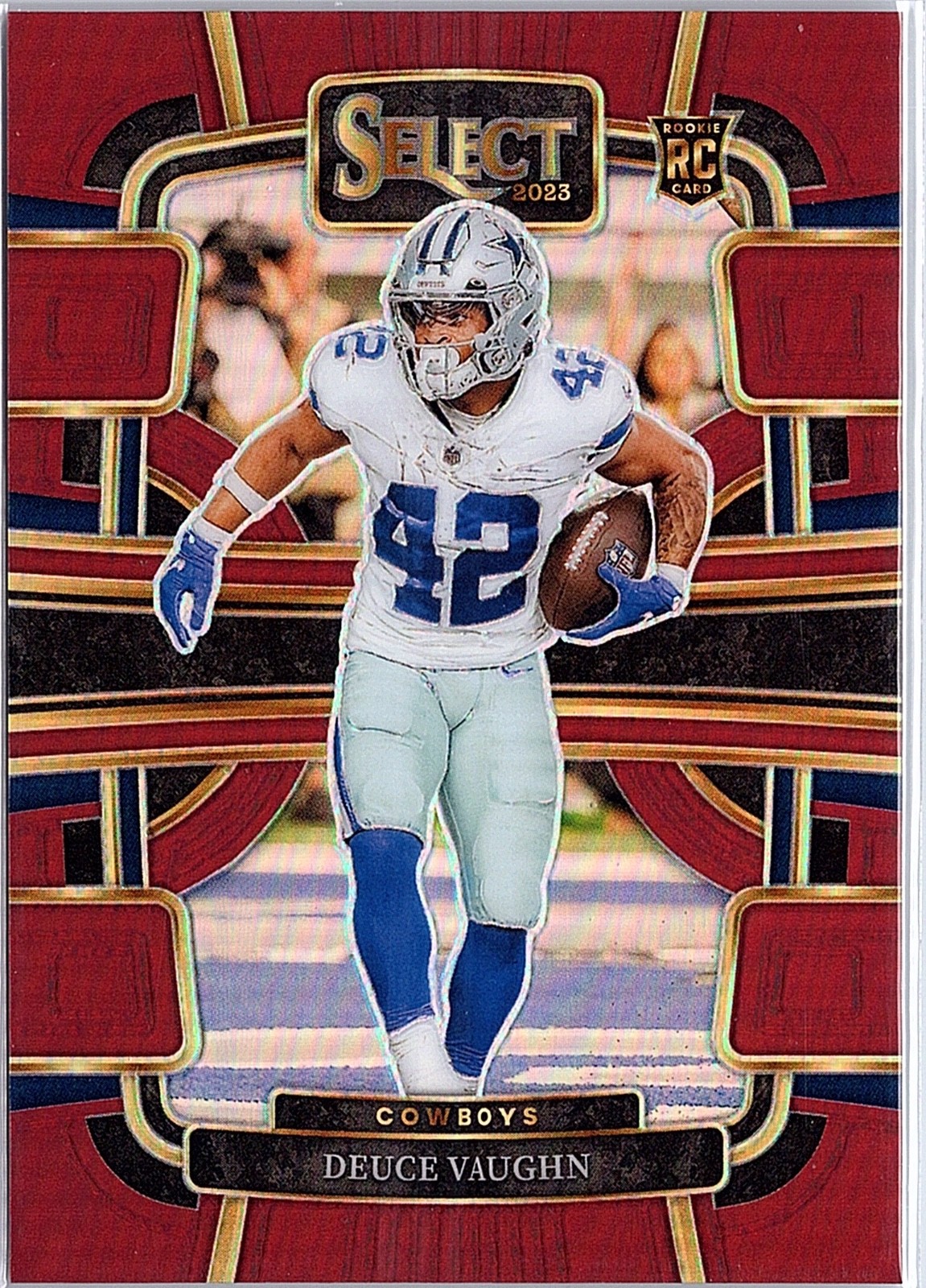 Deuce Vaughn - 2023 Select Concourse Maroon Prizm Serial #'d /149 (RC) Cowboys