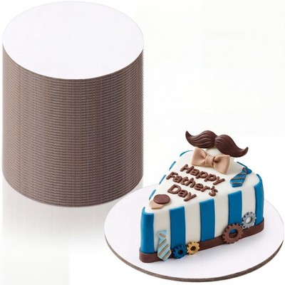 4 Inch Cake Boards Mini Round Cake Stands Dessert Displays Tray Proof Grease ...