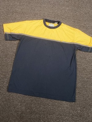 VTG Point Zero Stripe T-Shirt Mens Large Y2K Streetwear Colorblock Skater