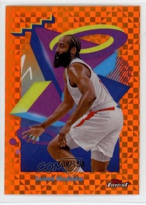 2024-25 Topps Finest Rare Orange X-Fractor 139/150 James Harden #236 0s55