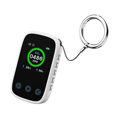 Carbon Dioxide Detector with Temperature/Humidity Indicator Portable CO2 Meter