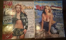 (2) Rolling Stone Britney Spears Magazine People of the Year Photo Issue C14