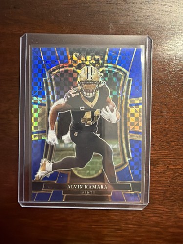 2025 Panini Select #140 Alvin Kamara Blue Prizm /175 New Orleans Saints