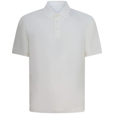 ARMANI EXCHANGE - Herren All Over Logo Poloshirt weiß