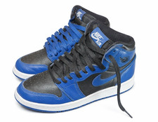 Nike air Jordan 1 Retro High Shoes Youth Size 5Y Dark marina Blue 57441-404