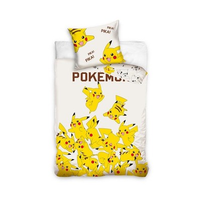 Pokémon Pile-Up Bettwäsche Set 140x200 cm Mikrofaser