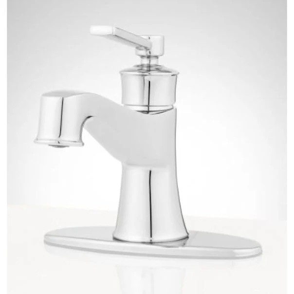 Mirabelle MIRWSCPT100CP Pendleton Single Handle Centerset Bathroom Sink Faucet