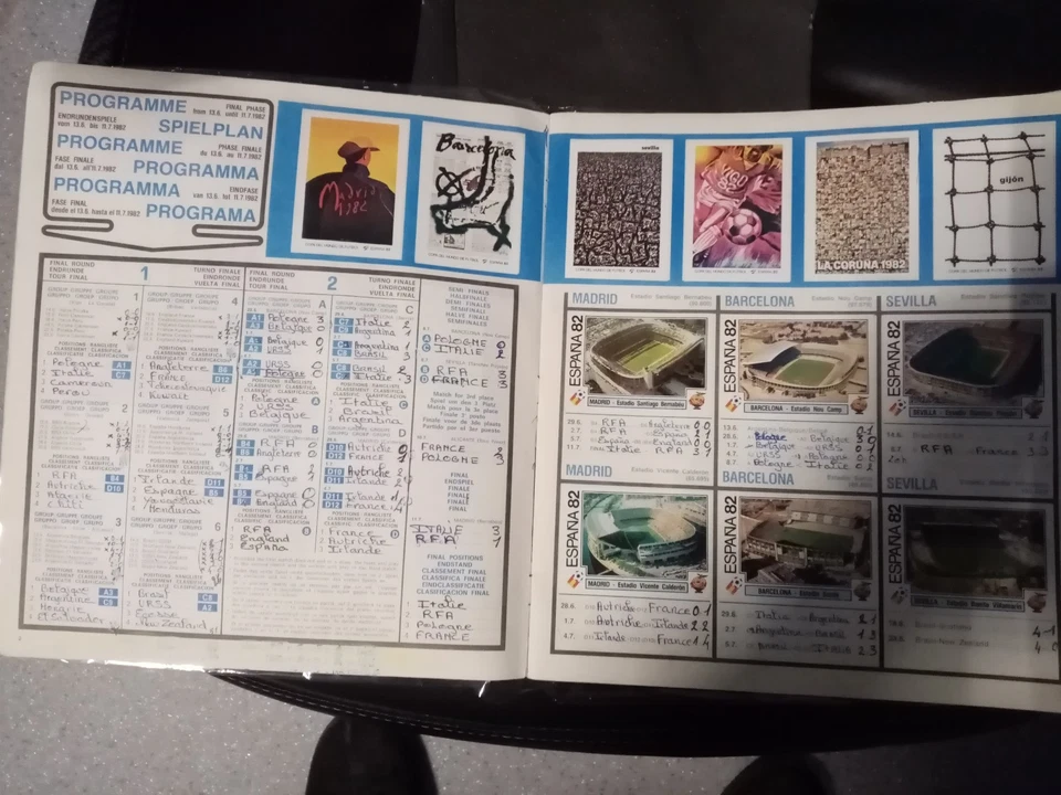 Superbe ALBUM COMPLET PANINI FOOTBALL COUPE DU MONDE ESPAGNE 82 BON ETAT - Photo 4/4