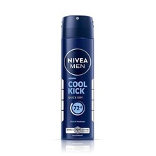 NIVEA Men Cool Kick Spray​ 150ml, Powerful AntiPerspirant Deodorant for Men w...