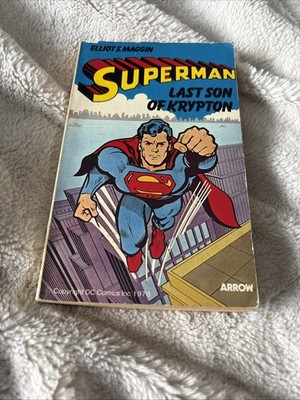 SUPERMAN LAST SON OF KRYPTON ELLIOT S MAGGIN ARROW DC COMICS 1978 PAPERBACK book