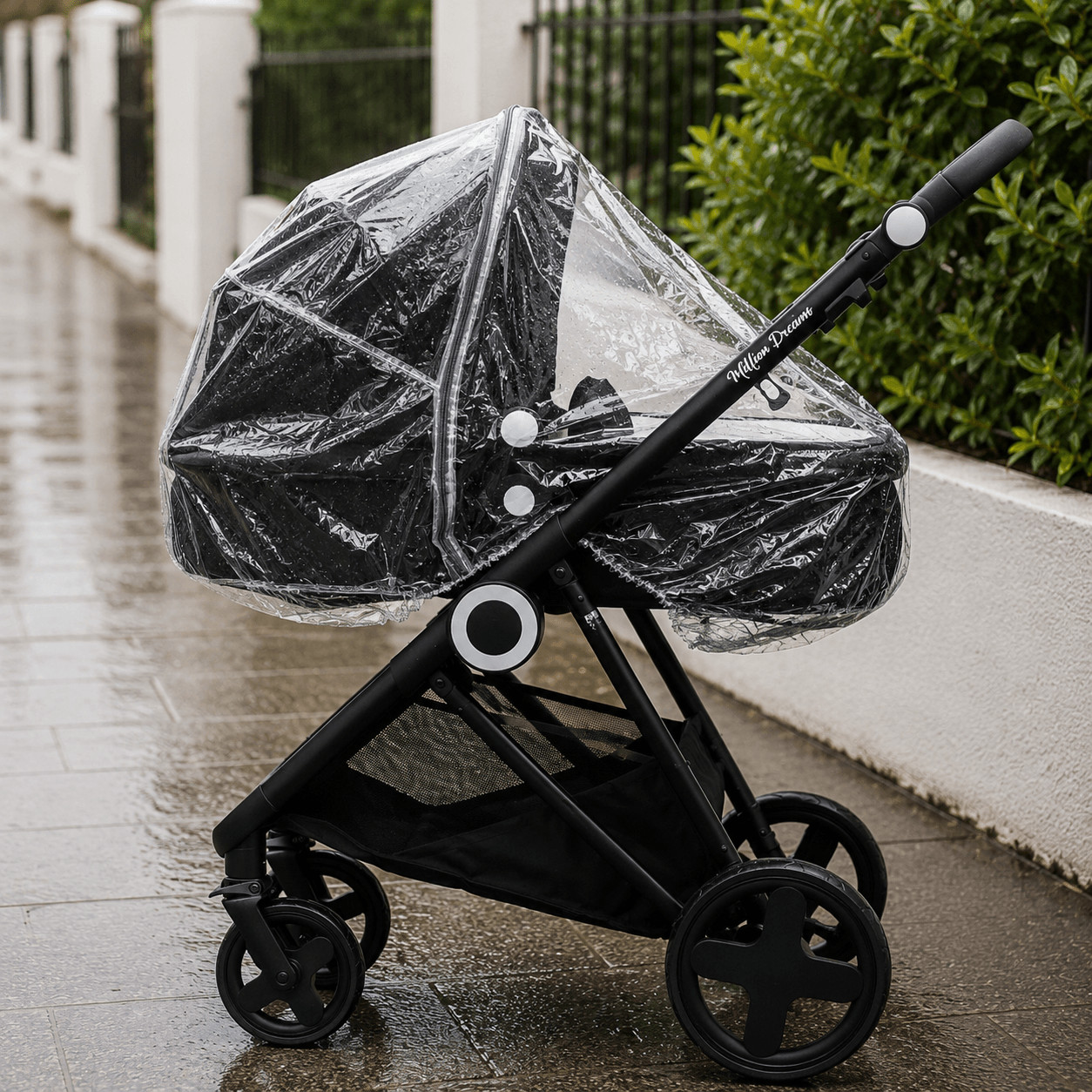 Carrycot Raincover Compatible With Phil & Teds - Fits All Models