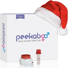 Peekaboo Early Gender Test Click, At-Home DNA Kit, Virtually Painless, over 99 