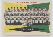 1960 Topps 2nd Series Checklist Cleveland Indians Checklist #174 y8y