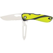 Wichard Offshore Knife Serrated Blade Shackler/Spike Fluorescent 10122 Boat