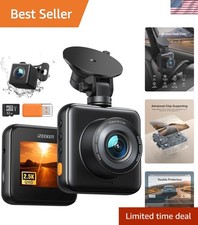 2.5K Dash Cam Front and Rear with SD Card, 1440P Car Camera Dashboard, Dual D...