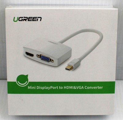 UGREEN | 10427 | Mini Display Port to HDMI & VGA Converter - New
