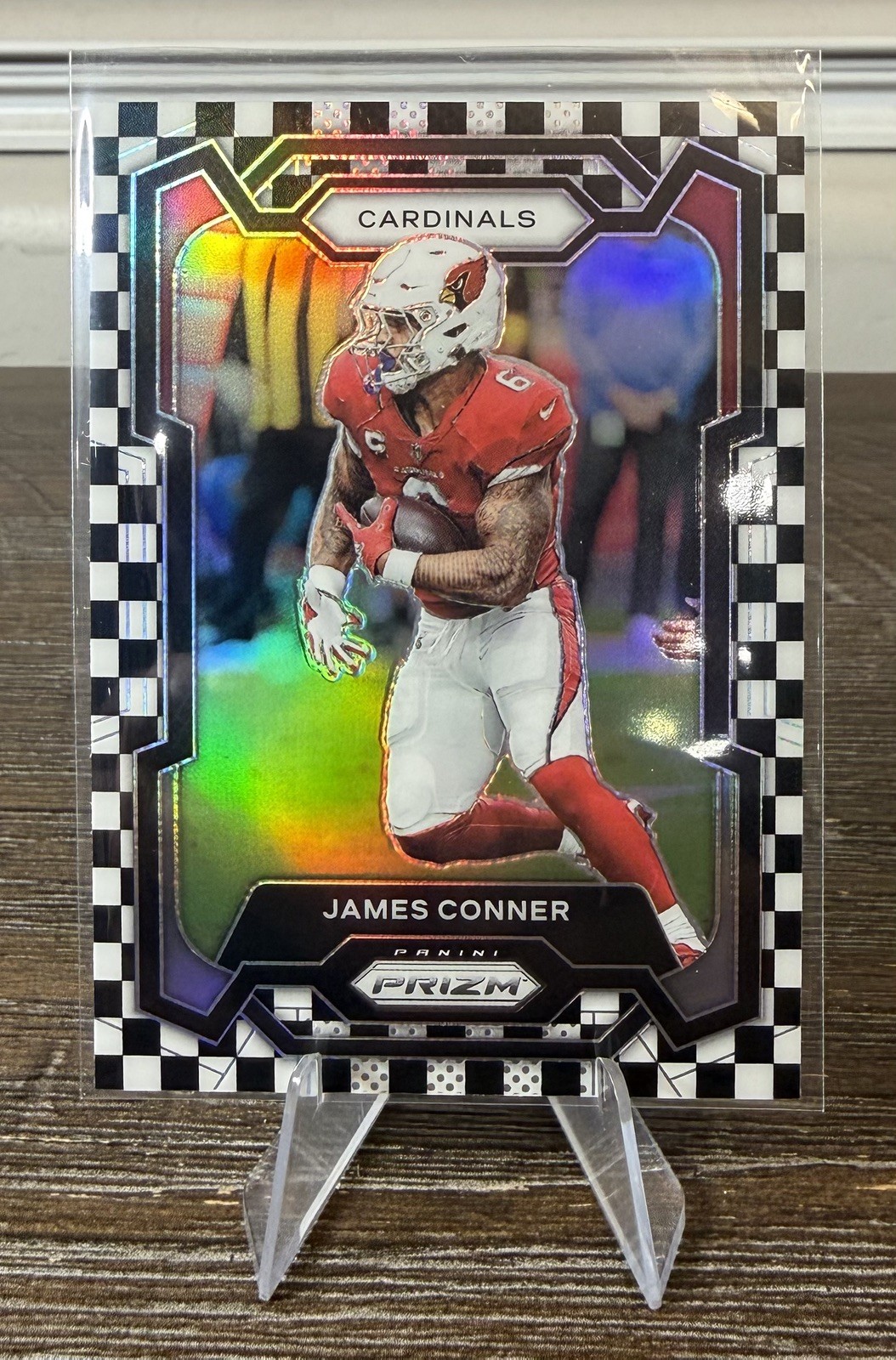 2023 Panini Prizm - James Conner  Black & White Checker Prizm SSP! ✨️