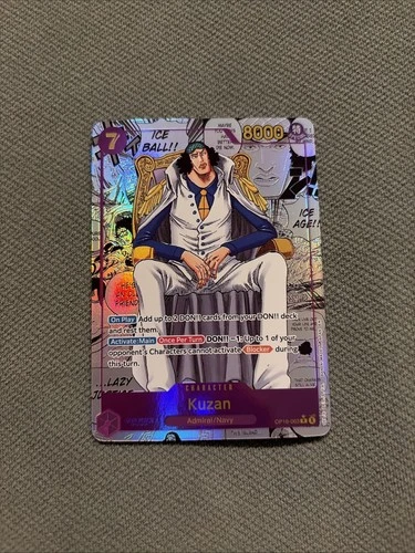 Kuzan MANGA Parallel OP16-063 One Piece TCG The Time Of Battle ENGLISH