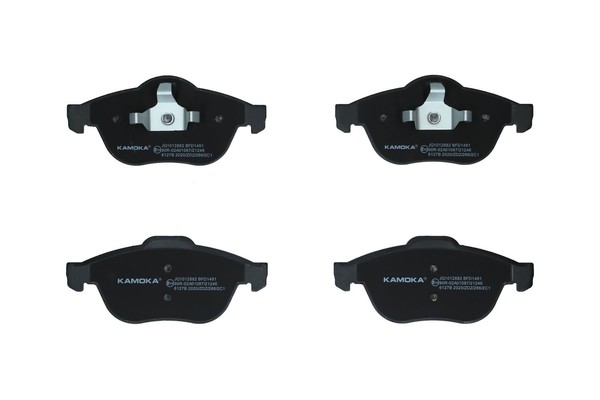 Bremsbelagsatz Scheibenbremse Vorne Kamoka JQ1012882 FÜR Renault BremsbelÄGe-image