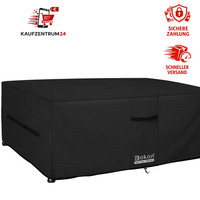 GartenmöBel Abdeckung Wasserdicht 300X250X100Cm Schwarz Oxford-Gewebe