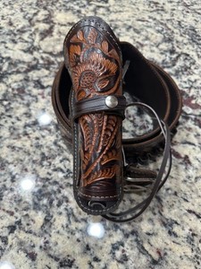 western holsters and belt.
