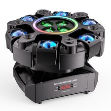 180W 6 Arms Stage Light LED Moving Head Beam Light Bee Eye Laser DJ Disco Party
