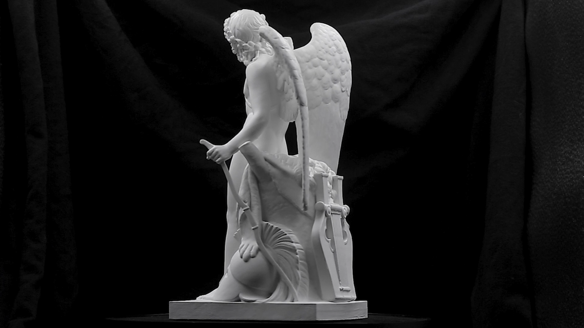 Eros |Cupid| Triumphant Statue - Thorvaldsen Inspired Mythological