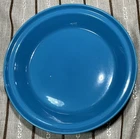 New ListingFiesta Peacock Blue 10.5” Deep Dish Pie Plate Pan Homer Laughlin USA Post 86