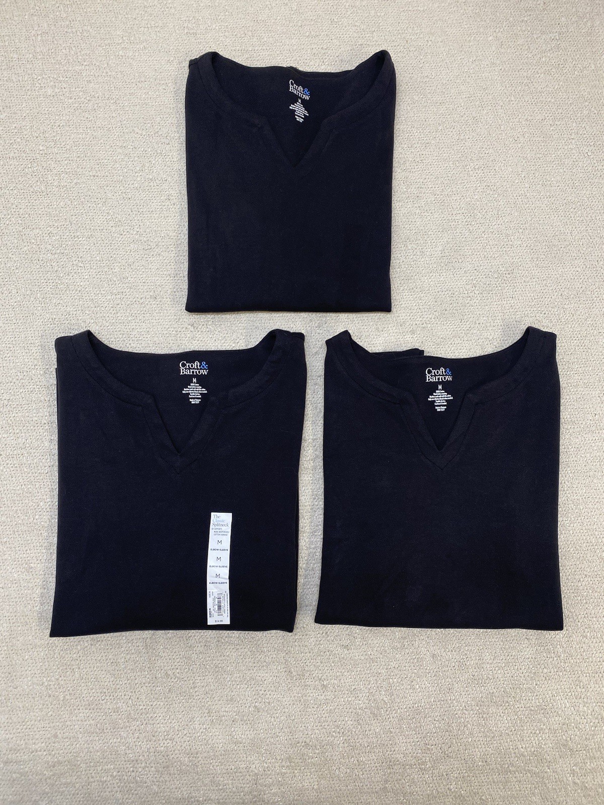 Croft & Barrow The Classic Splitneck Women’s Medi… - image 1