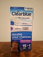 Clearblue Easy Ovulation Kit 15 Ovulation Tests 1 Pregnancy Test EXP 12/27