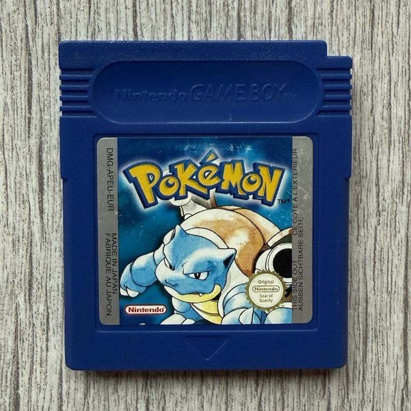 Genuine Nintendo Pokémon Blue Version PAL (1998) Game Boy (CARTRIDGE ONLY)