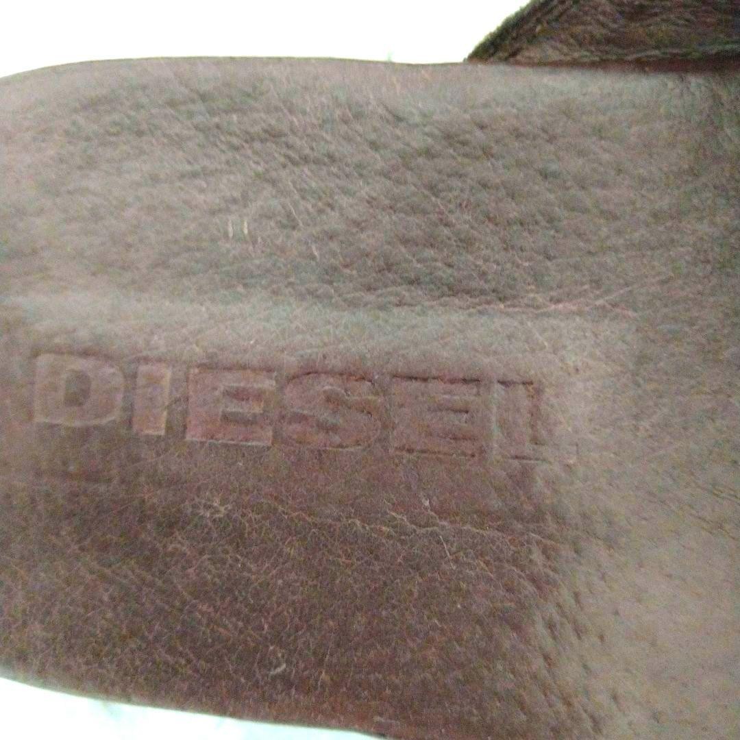 Diesel Men 8.5US Brown Leather Sandals Vintage Luxury Casual Stylish Durable ITA View 5