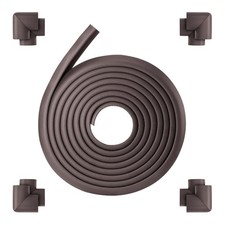 Baby Proofing Edge Corner Protector, 18 ft Edge Cushion, 8 Corner Pads, Soft NBR