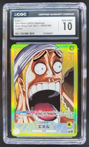 2025 ONE PIECE JP ENEL LEADER OP05-098 CGC 10 TL3