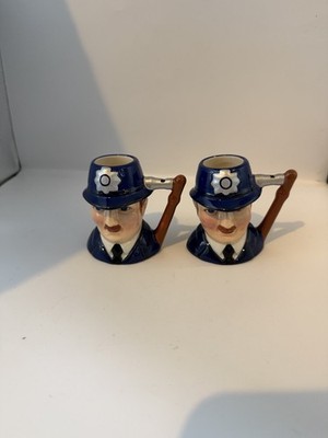 2 James Sadler Figuren Großbritannien Polizist Bobbie Englisch Mini Tassen