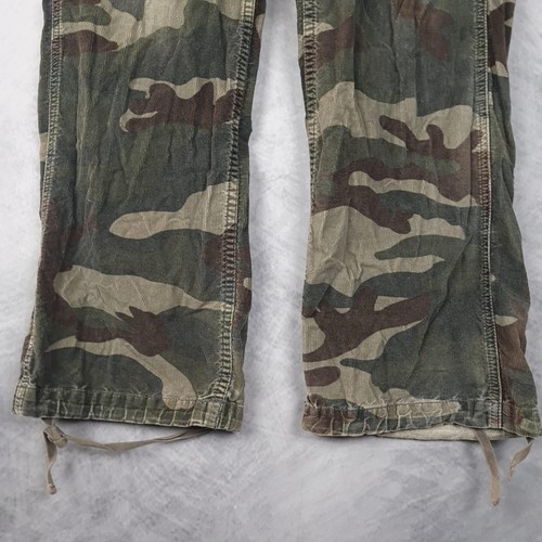 Vintage Y2K Camo Cargo Pants Mens 32 Green Corduroy Skater Grunge Paratrooper, $29.99 - Photo 8