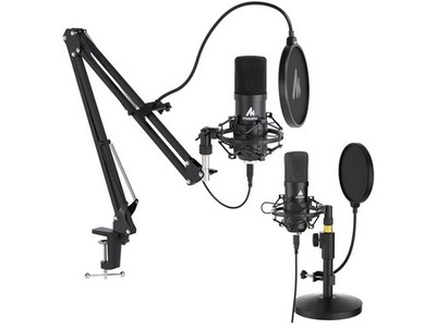 MAONO USB Microphone Kit 192KHZ/24BIT Plug & Play PC Podcast