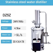 5L/H 10L/H 20L/H Stainless Steel Electric Water Distille Water Distillation